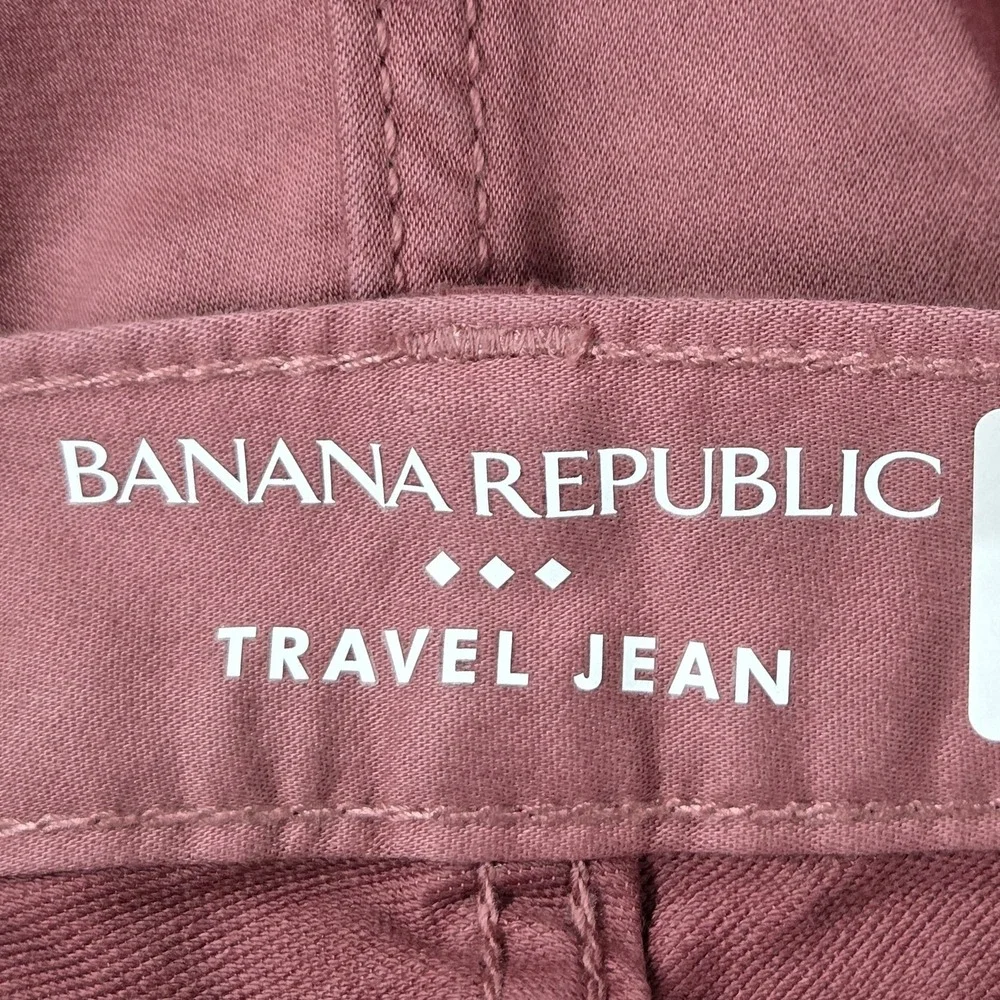 Banana Republic Men Jeans 31X30 Pink Denim Pants Travel Jean Athletic 30